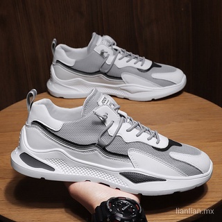 listo stock de los hombres de la moda transpirable cómodo antideslizante suave casual zapatos deportivos zuh4