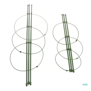 shak - soporte para plantas de jardín (45 cm, 60 cm, 60 cm, marco de enrejado cónico)