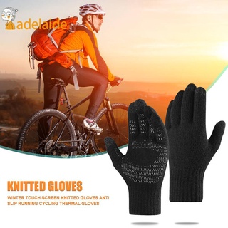 protección de invierno pantalla táctil de punto guantes antideslizantes running ciclismo guantes térmicos