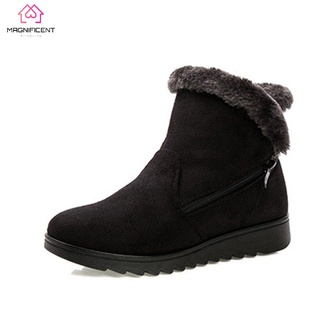 0329] fashion winter warm snow cotton boots all-match thickened warm Thick-Soled Cotton shoes Snow Boots for women