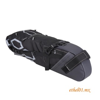 ♣KF✿Bike Saddle Bag, Waterproof Cycling Seat Bag, 12L Large Capacity Back Seat