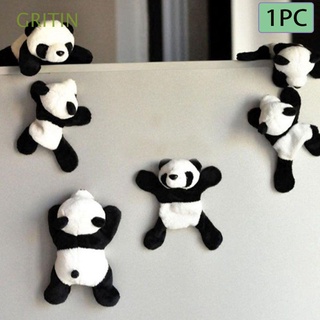GRITIN 1PC Inicio Decoracion Felpa suave Regalo Iman Nevera Sticker Panda Creative Souvenir Accesorios de cocina Lindo Nevera