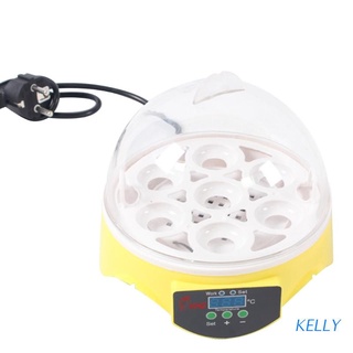 Kell Digital Mini incubadora de huevos de rejilla totalmente automática incubadora de aves de corral Control de temperatura máquina de eclosión
