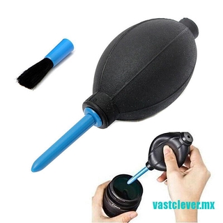 (palanca) goma de mano bomba de aire soplador de polvo herramienta de limpieza + cepillo para lente de cámara digital