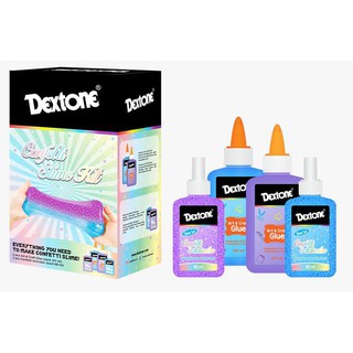 Dextone confeti Slime Kit/Kit de limo confeti-Confetti equivalente a Elmer