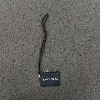 Balenciaga cartera titular de la tarjeta bolsa negro auténtica piel PREMIUM (1)