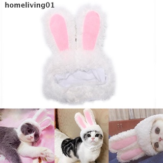 (Hotsale) gato conejo orejas de conejo sombrero mascota gato cosplay disfraces para gatos pequeños perros fiesta {bigsale}
