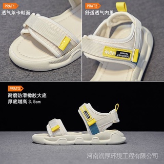 Sandalias De Las Mujeres Desgaste Exterior 2022 Primavera Versión Coreana Suela Suave Cómodo Zapatos Planos Todo-Partido Velcro De Playa Hermoso Dice Insignia Tienda 3.3 (6)