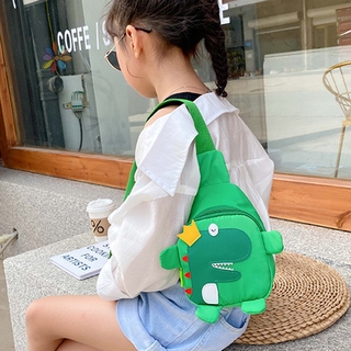 ucl kids sling pecho bolsa lindo dinosaurio crossbody bolso de nylon hombro casual daypacks para niños (9)