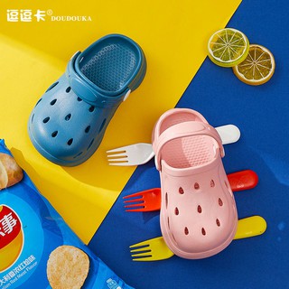Zapatillas de bebé antideslizante interior niños sandalias y zapatillas de baño niñas agujero zapatos de los niños zapatos de playa ch:fgdsg884.my