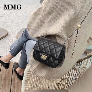 ♂♦^^Xiaoxiangfeng Golden Ball Bag 2021 nueva moda pequeña bolsa femenina bolsa salvaje Lingge cadena bolsa de moda hombro bolsa de mensajero