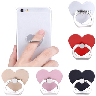 lejiafeng 360o giratorio forma de corazón anillo de dedo agarre del teléfono móvil soporte Universal (1)