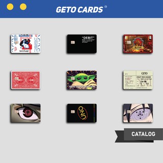 Catálogo de temporada 3 parte 1 | Geto tarjetas (piel/ATM tarjeta pegatina)