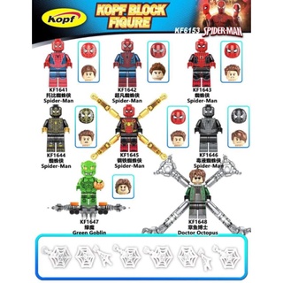 Figuras tipo LEGO de superhéroes Marvel