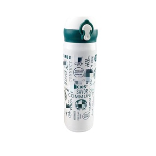 THERMOS Botella de agua de 500 ml taza térmica de viaje doble pared vacío frasco con cubierta a prueba de fugas deporte al aire libre termo botellas (9)