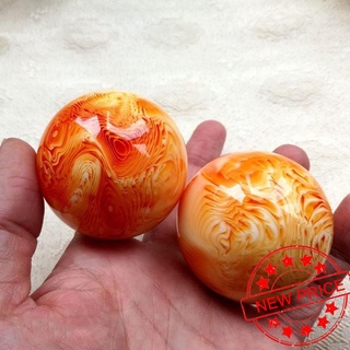 1Pc 50mm Natural Art Middle-aged And Elderly Fitness Handball Massage Health F6W3
