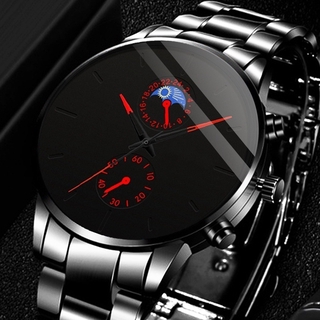 reloj hombre Geneva S204 de cuarzo para hombre/reloj de lujo para hombre con correa de acero inoxidable (3)