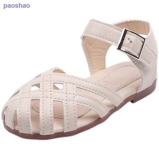 sandalias de las niñas 2020 verano nuevo baotou hueco princesa zapatos arco fondo suave niña antideslizante zapatos de playa (5)