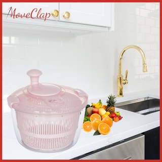 [precio De actividad] ensalada Spinner con mango y Base antideslizante cesta de drenaje de verduras rosa