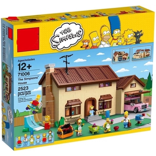 [Nautiloidea] Compatible Con LEGO king83005 classic Street View movie series Simpson house assembly Bloque De Construcción Juguete original 16005 QT81 (1)