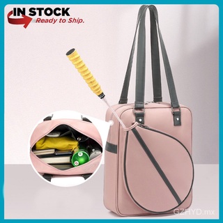 Auténtico En stock [LINDA8] Sport Racquet Tennis Racket Shoulder Bag Lightweight for Squash Racquet (1)