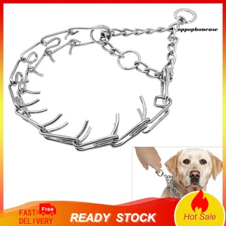 aleación ajustable diente grande perro mascota entrenamiento estimular cadena collar choke (1)
