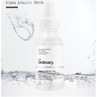The Ordinary Alpha Arbutin 2% Ha 30ml eliminar manchas oscuras pecas hiper blanqueamiento suero facial