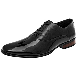 Christian Gallery Zapato de vestir para hombre negro charol, código 80889-1