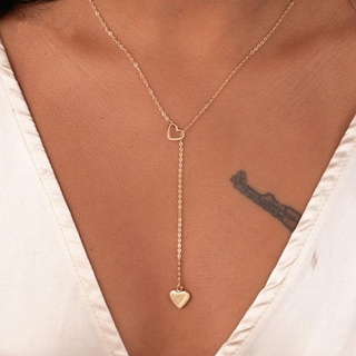 New Fashion Copper Fashion Jewelry Heart Chain Link Necklace Gift For Women