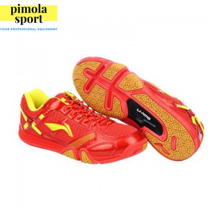 Liquidación zapatos de bádminton forro Saga X AYTJ083-3/AYTJ083-3 rojo amarillo