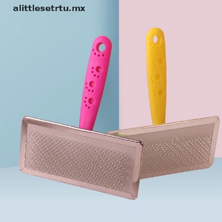 【well】 Pet Dog Cat Hair Remover Comb Grooming Massage Deshedding Self Cleaning Brush MX