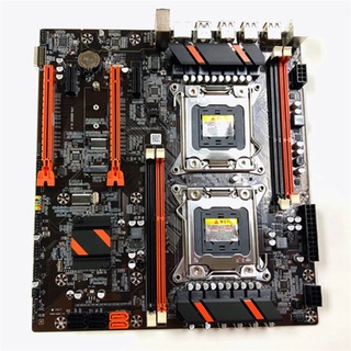 kyrk X79 Dual CPU Motherboa LGA 2011 USB 3.0 Slots PCI-E 16X DDR3 x 4 Memory Slot NVME M.2 Interface Support LGA 2011 Xeon E5 (3)