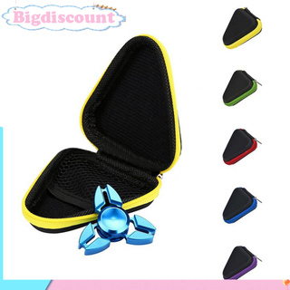 <Bigdiscount>Portable Round Triangle Hard Storage Case Gift Box for Fidget Hand Spinner Toy (1)