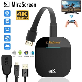 Mirascreen G5 G 5G 4K inalámbrico HDMI Dongle TV Stick Miracast Airplay receptor Wifi Dongle espejo pantalla Streamer Cast