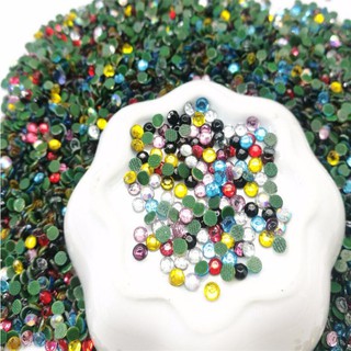 10 colores 300 piezas de diamantes de imitación flatback strass aplicador caliente piedras caliente fix cristal rhinestone para acceso a la ropa