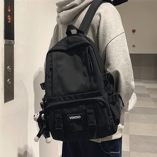 mochila de los hombres simple y versátil de gran capacidad de viaje mochila de los hombres de la moda de la escuela secundaria estudiantes universitarios