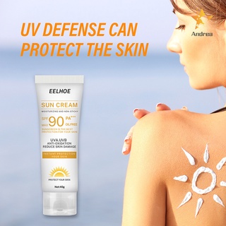 Protector Solar Crema Potente Bloqueador Loción SPF90 PA + + Corrector De Larga Duración Verano Playa Protección Facial Para Cuerpo 40g (1)
