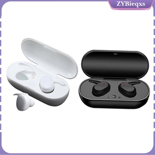2pcs deportes y30 hifi bluetooth 5.0 auriculares auriculares impermeable ipx5