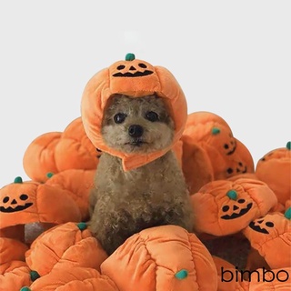 ☏Te✣Accesorios para mascotas, Halloween calabaza en forma de sombrero tocado herramientas decorativas disfraces para perros gatos