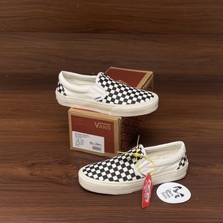V @ns Slip on checkerboard zapatos (1)
