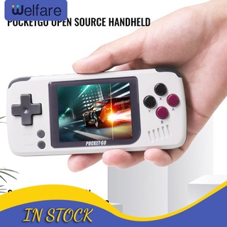 Consola De Juegos De Mano V2 PocketGo De 2.4 Pulgadas Pantalla Retro Reproductor Con Tarjeta TF De 32 G NES/GB/GBC/SNES/SMD PS1 Consolas Caja +