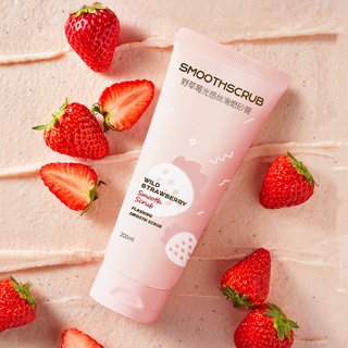 Nicor smooth scrub wild strawberry smooth scrub 200ml exfoliante hidratante y limpiar profundamente la piel