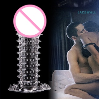 Lacewall - anillo de manga completa reutilizable para pene, retardo, elasticidad, condones para sexo, hombres adultos