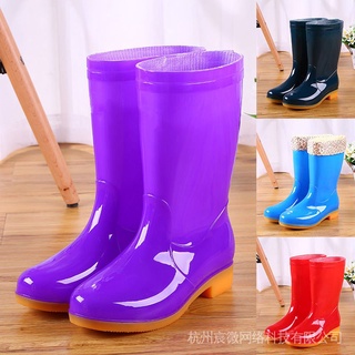 Botas de lluvia impermeable zapatos Overshoes mujer botas