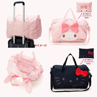 Hello kitty plegable ultra ligero equipaje de dibujos animados bolsa de viaje