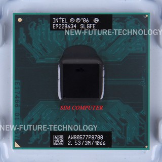 Intel Core 2 Duo P8700 CPU 2.53 GHz 1066 (AW80577SH0613MG) SLGFE