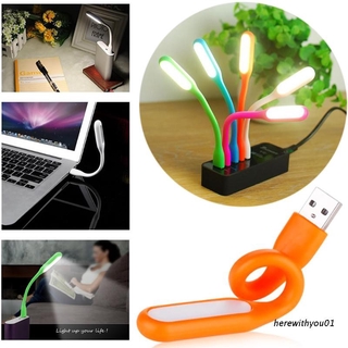 Su nueva luz LED USB Flexible Mini lámpara para ordenador portátil portátil PC Power Bank