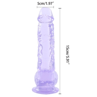 YSL Realistic Dildo with Flared Suction Cup Base for Hands-Free Play for Women (2)