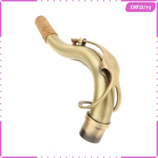 [xmfzktyg] tenor de latón saxofón curva cuello woodwind instrumento reemplazos piezas