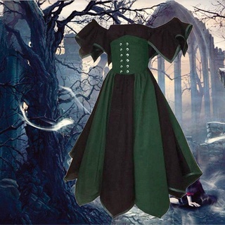princesa caliente cosplay fiesta disfraz medieval señoras vestido gótico vestido renacimiento